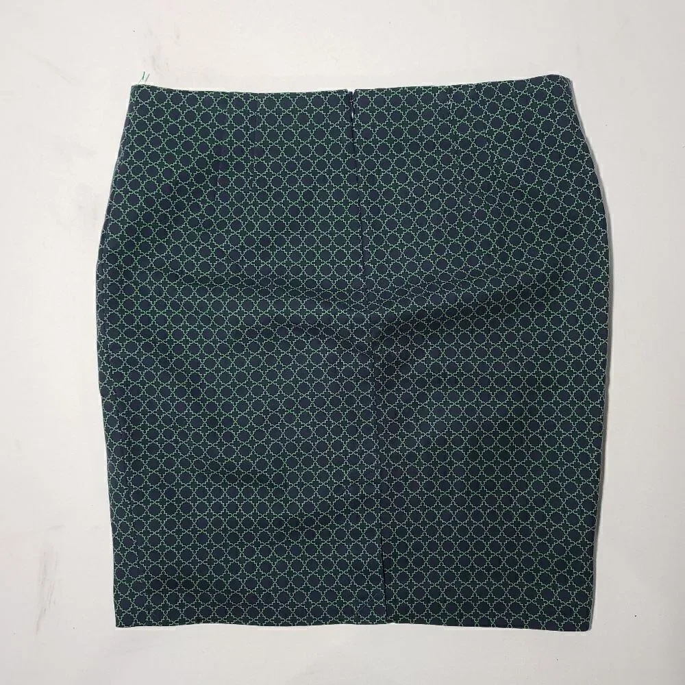 Mercer & Madison Green Stretch Pencil Skirt